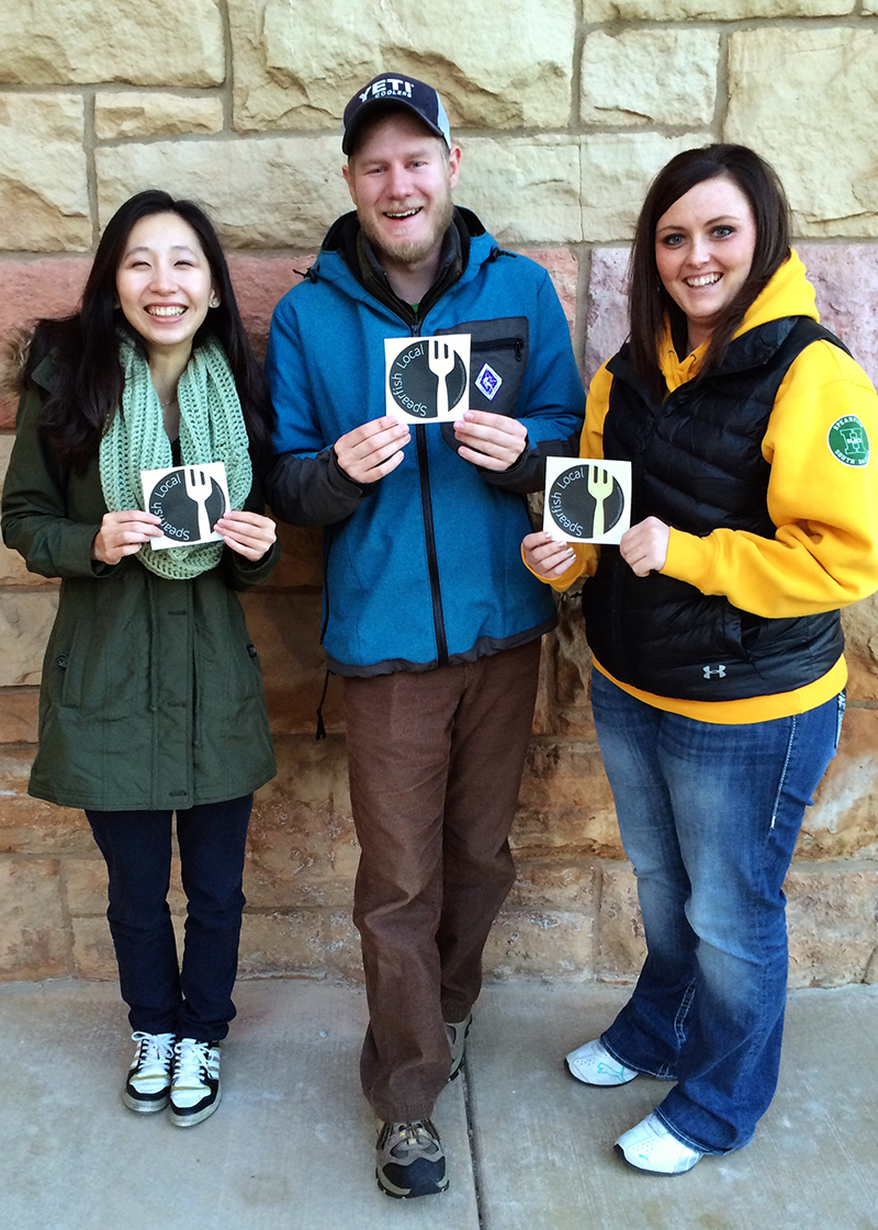 Spearfish local interns pose for a photo.