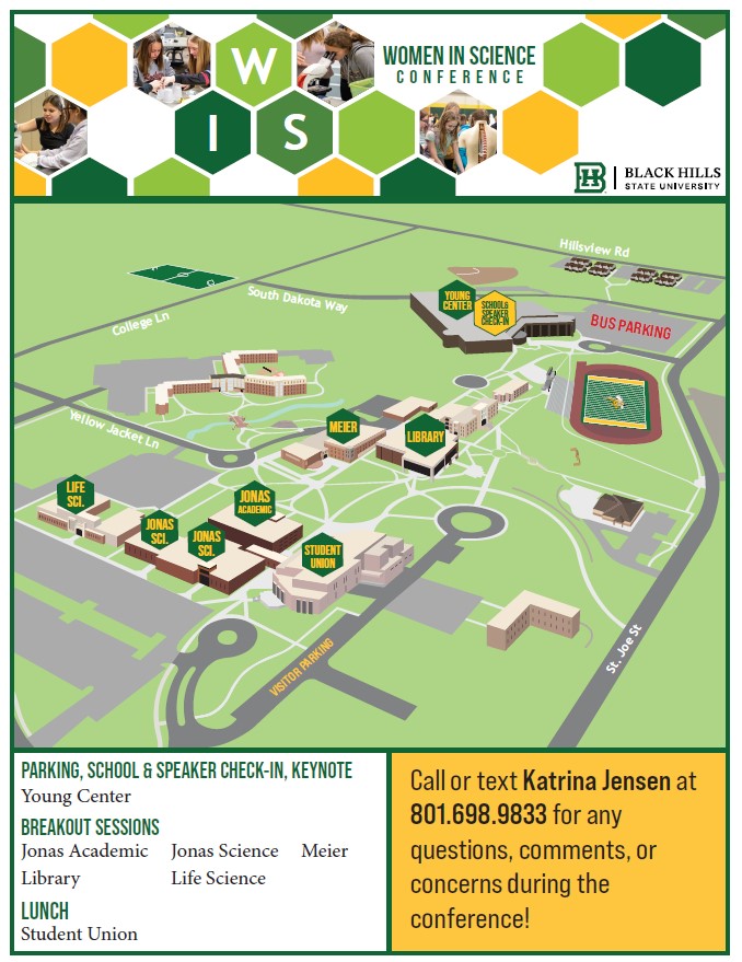 Women in Science Campus Map