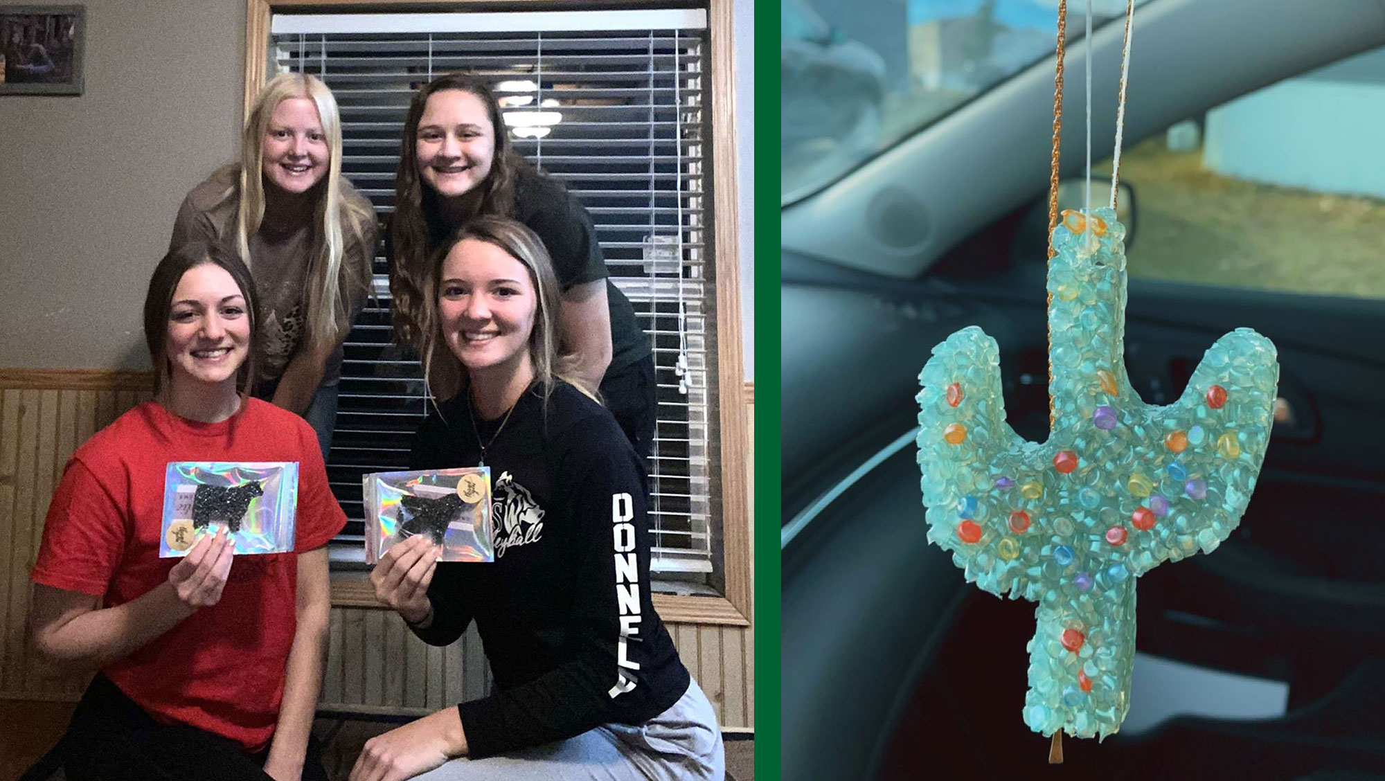 BHSU students created a small business called rustic meadows which made and sold air fresheners.