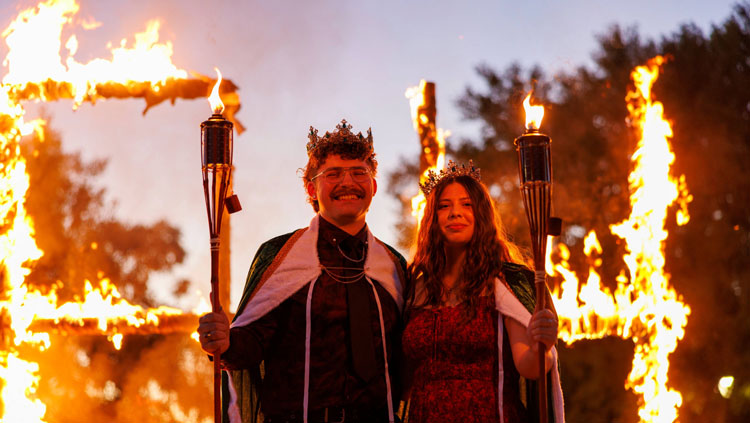 King Rawlin Smith and Queen Brooke Parette