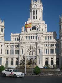 Cybele Palace in Madrid, Spain. 
