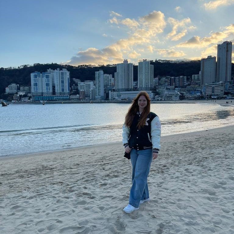 Karanda Kay Davis poses for a photo in South Korea.