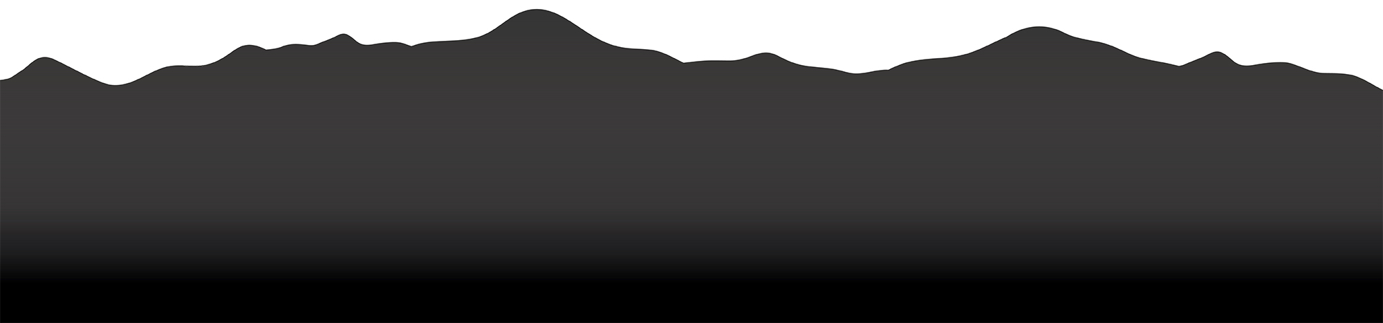 Footer Background - a silhouette of hills