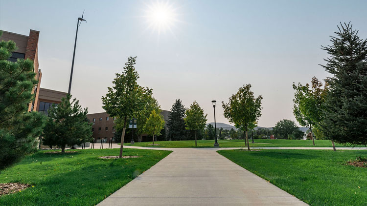 Picture of the BHSU Campus Green