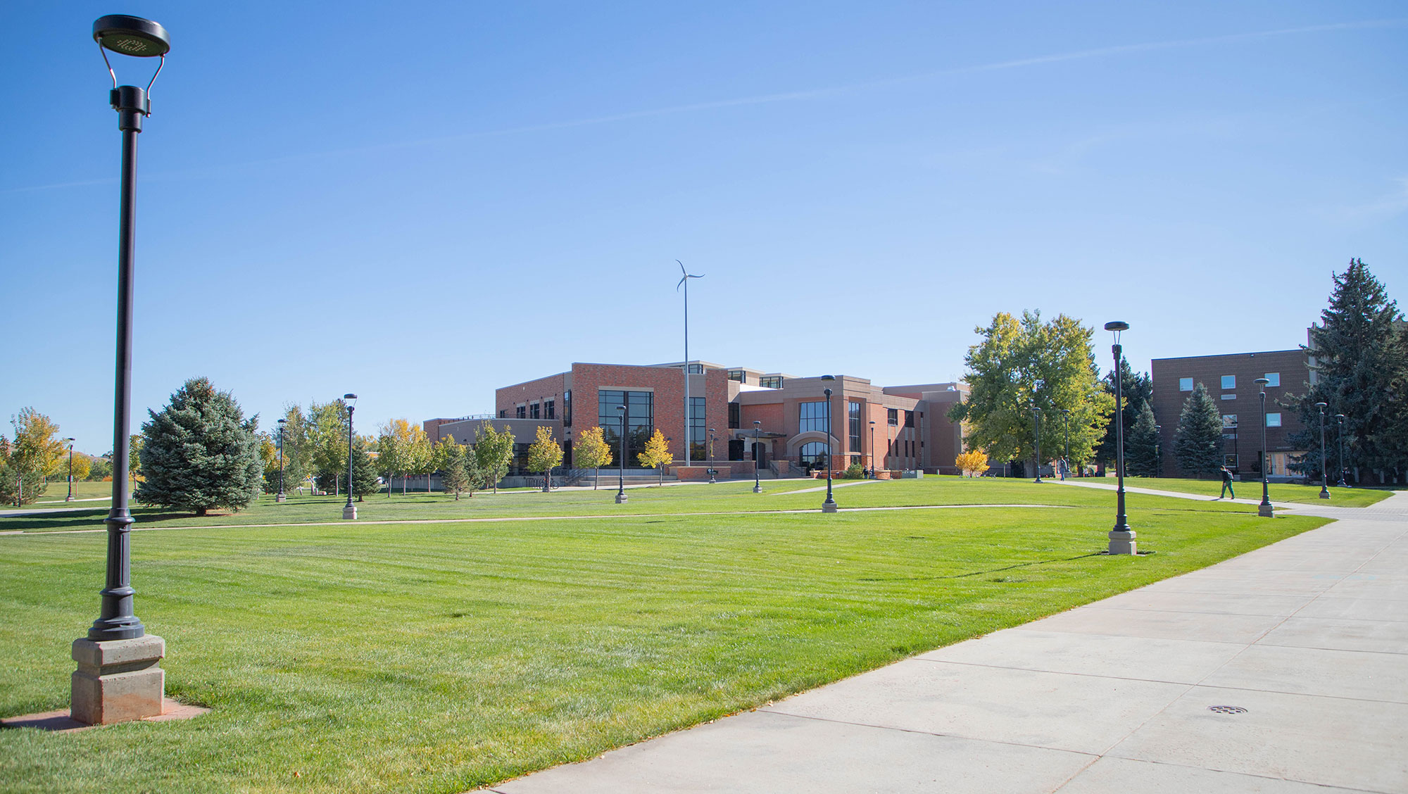 The BHSU student union on a sunny day