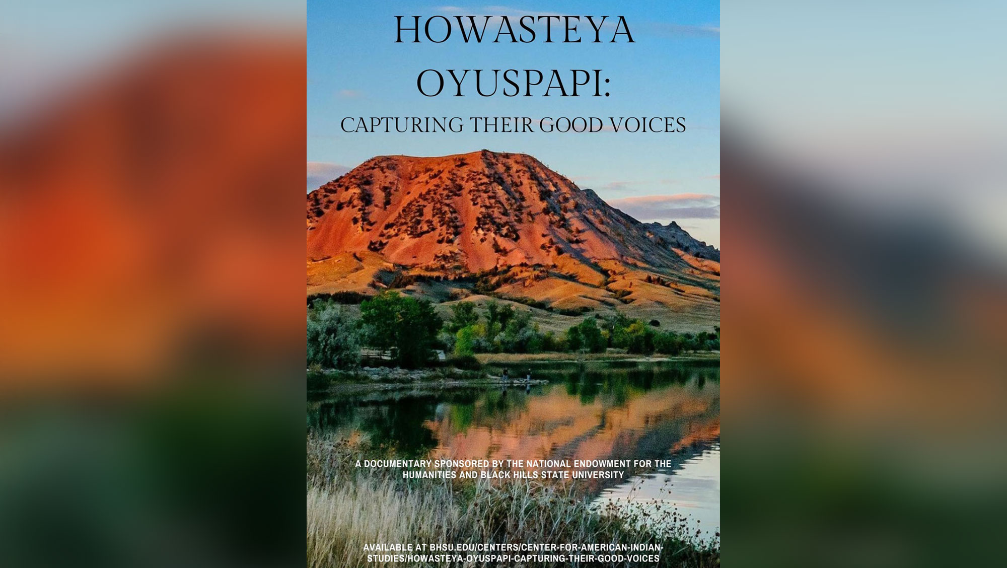 Image of the poster for Howasteya Oyuspapi: Capturing Their Good Voices.