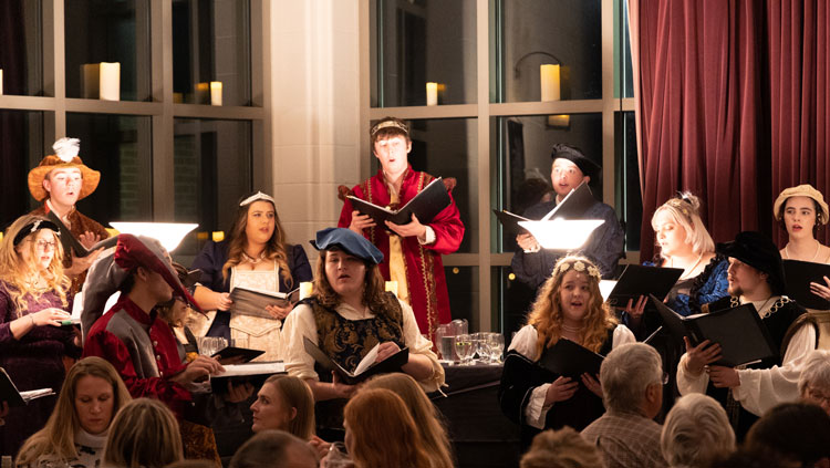 Ensemble at the Madrigal Dinner