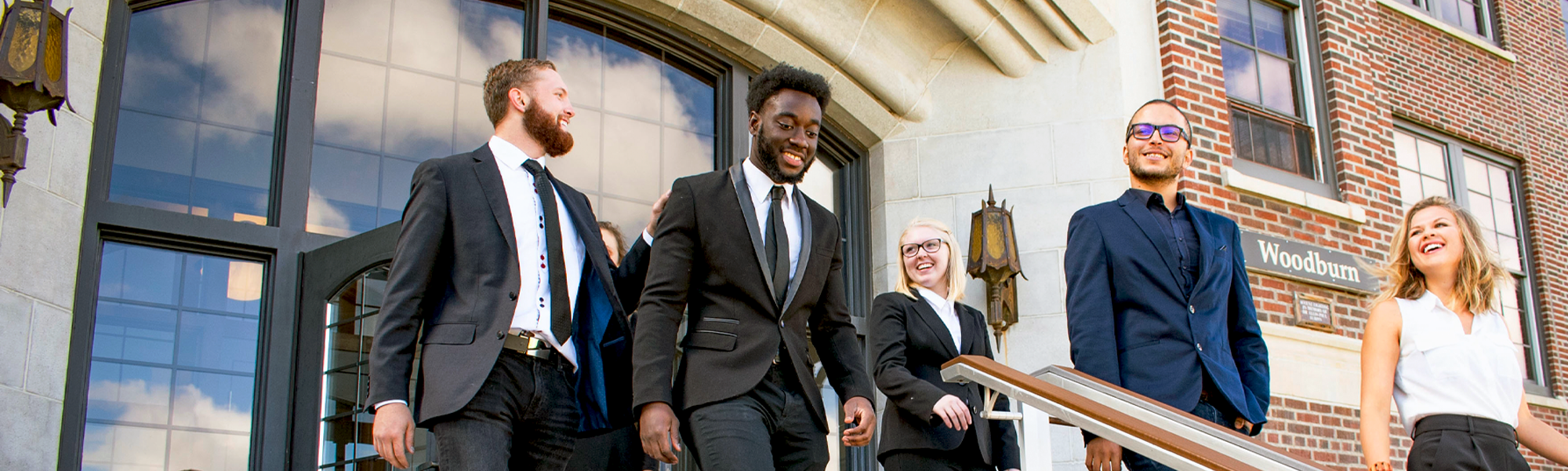 Students earning their business degrees at BHSU
