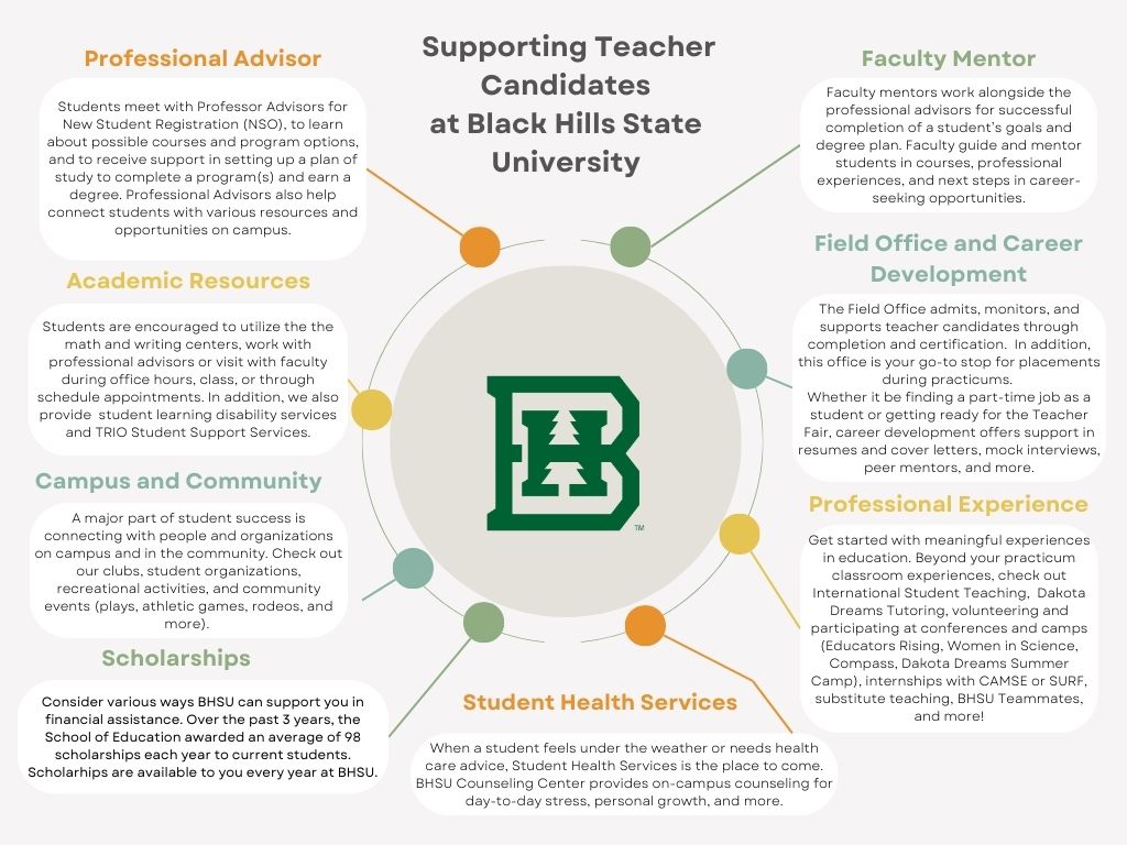 BHSU CoE Support Network graphic organizer