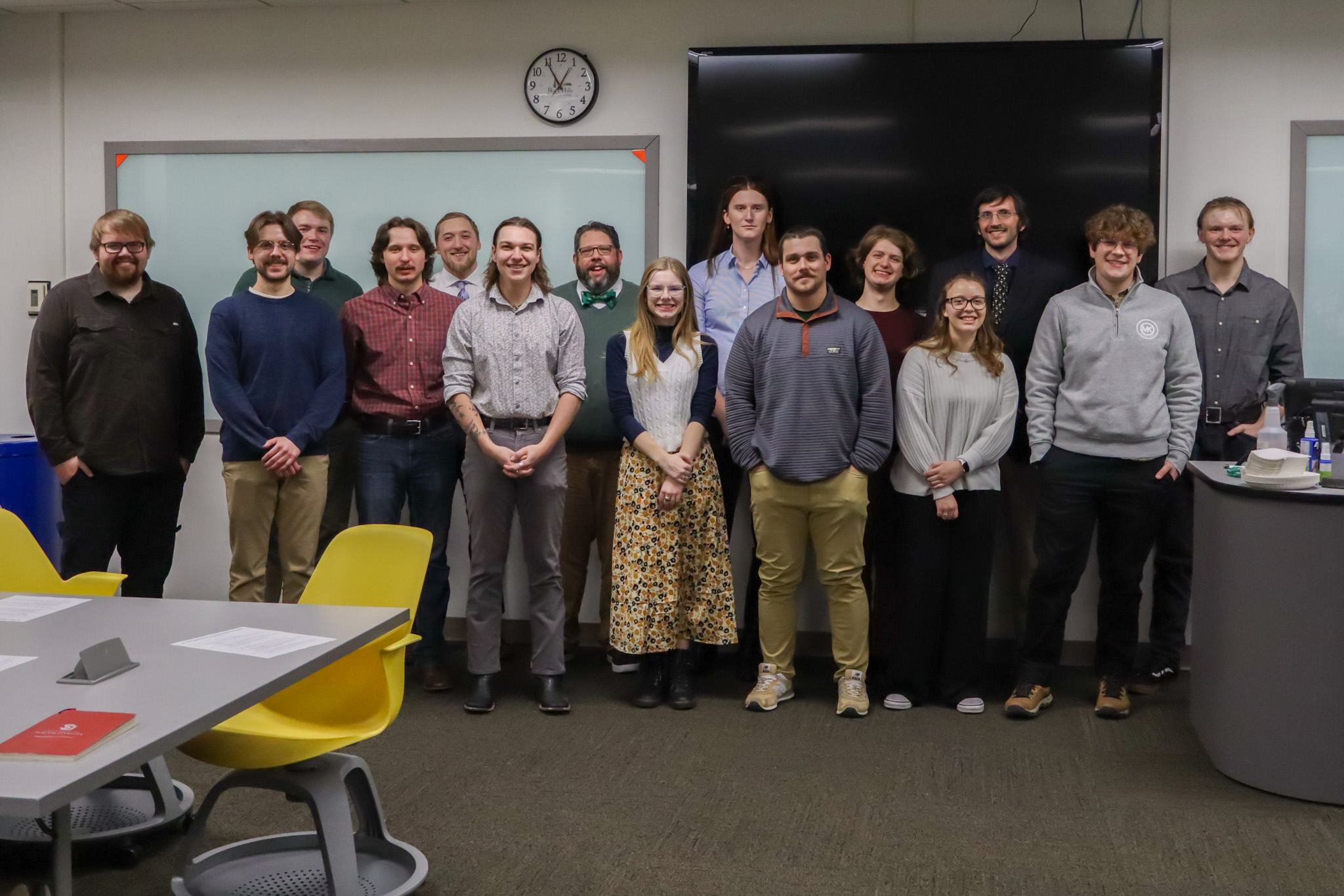 Participants in the 9th Annual History Conference pose for a photo.