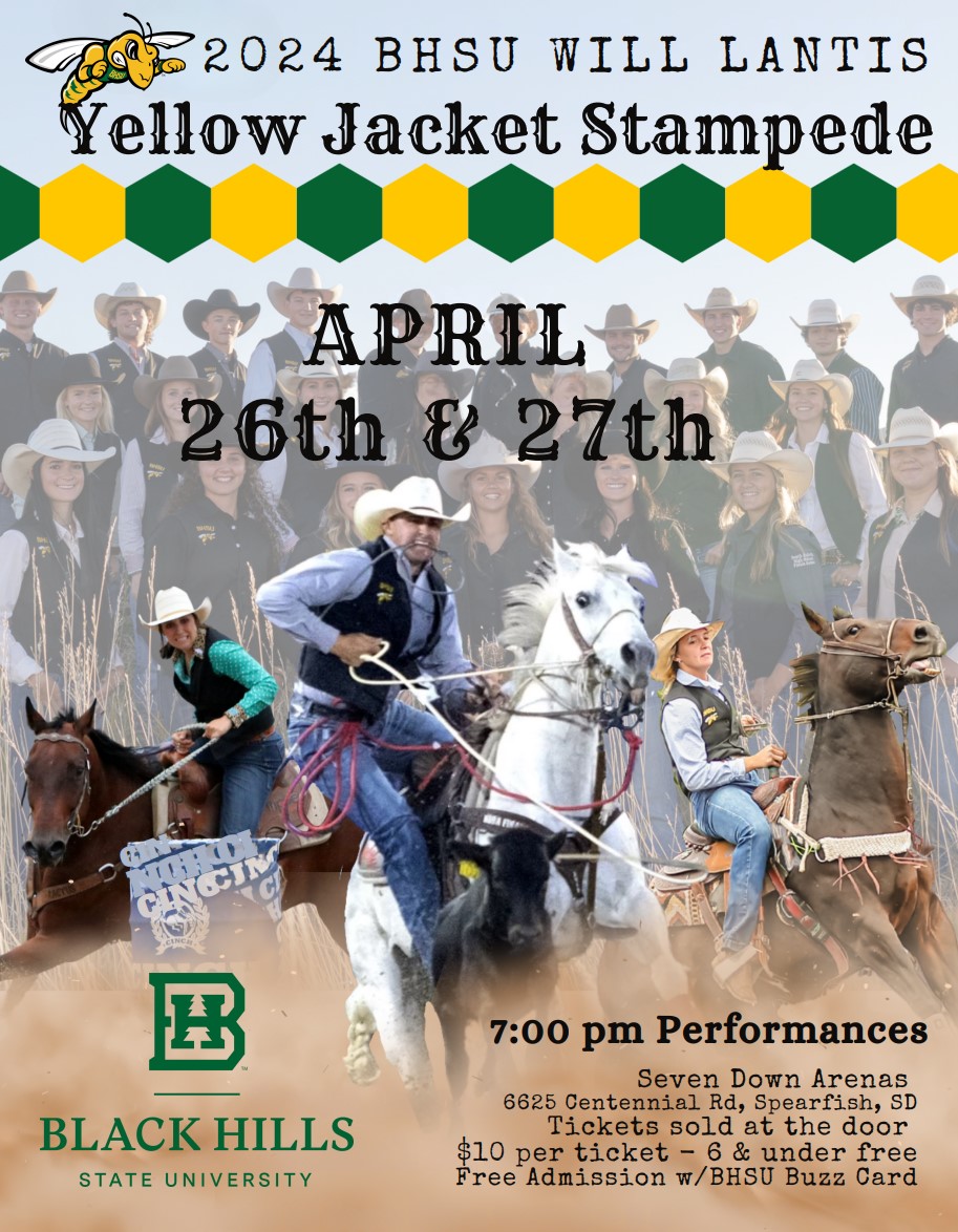 Will Lantis Yellow Jacket Stampede Poster