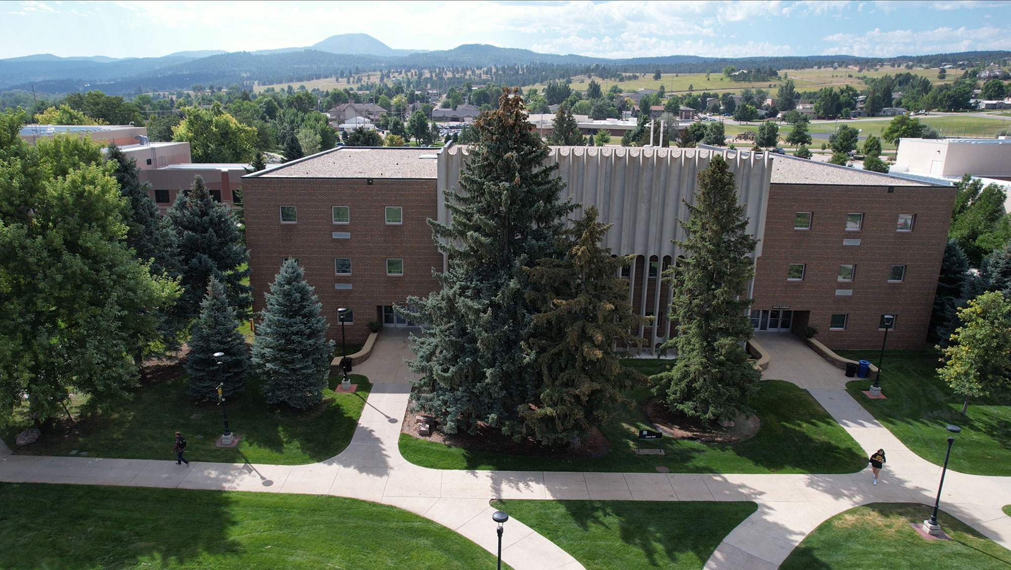 Drone image of Jonas Academic