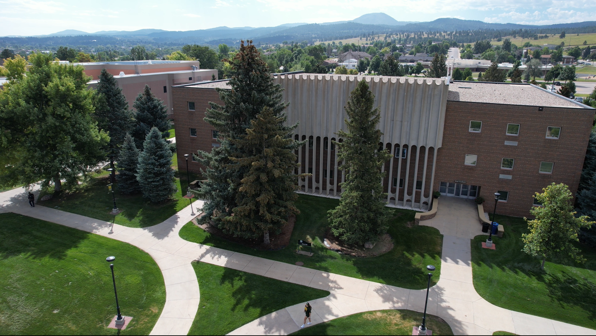 Drone image of Jonas Academic