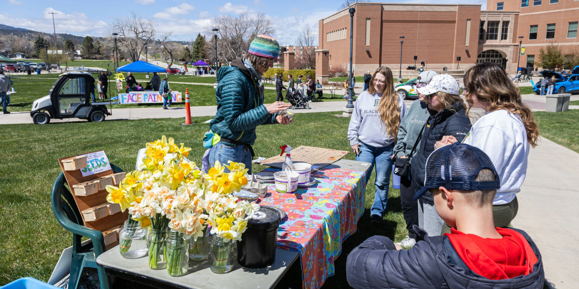 Photo of Earth Day Festival on Campus Green 