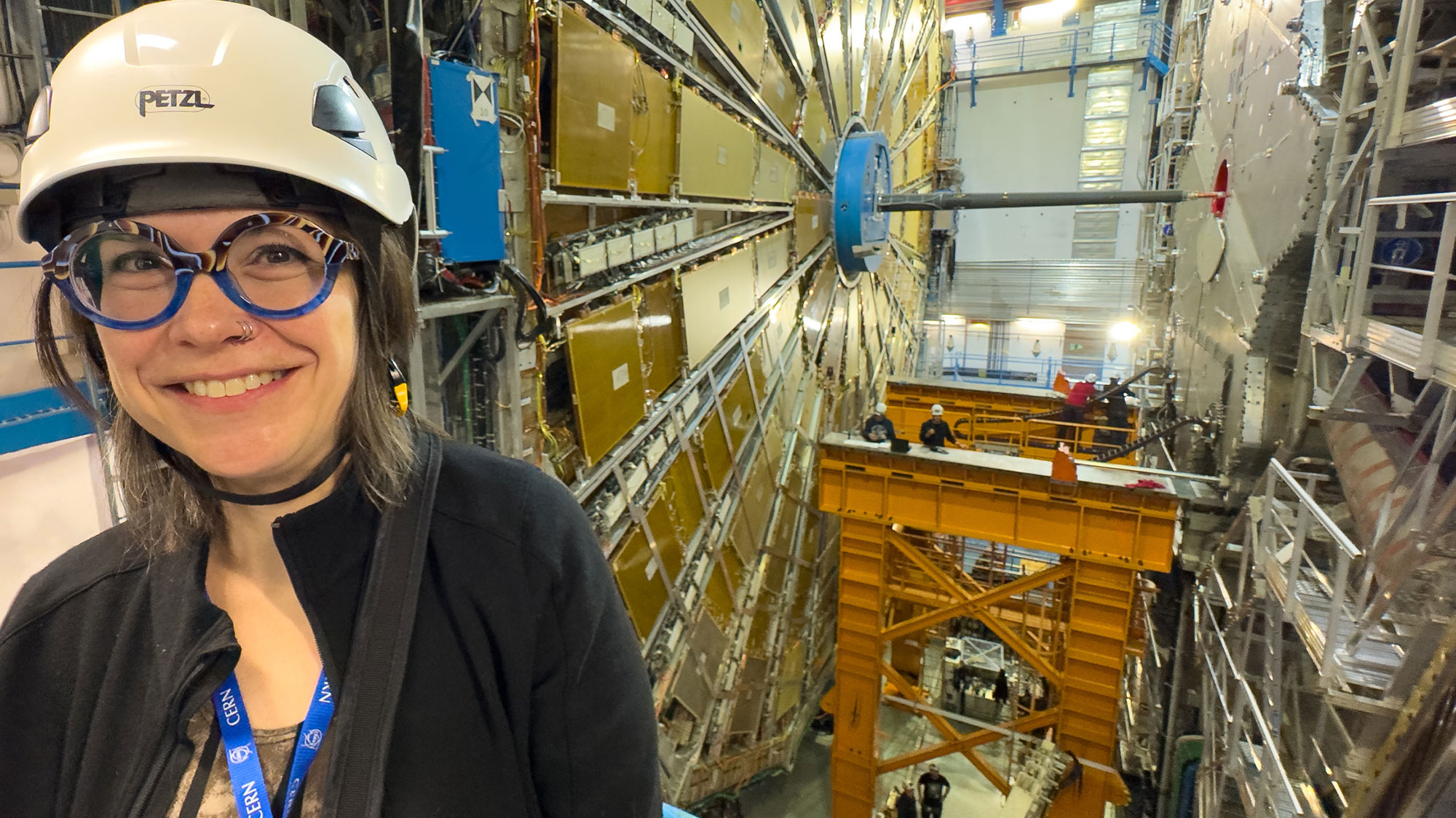 Gina Gibson at the Sanford Underground Research Facility