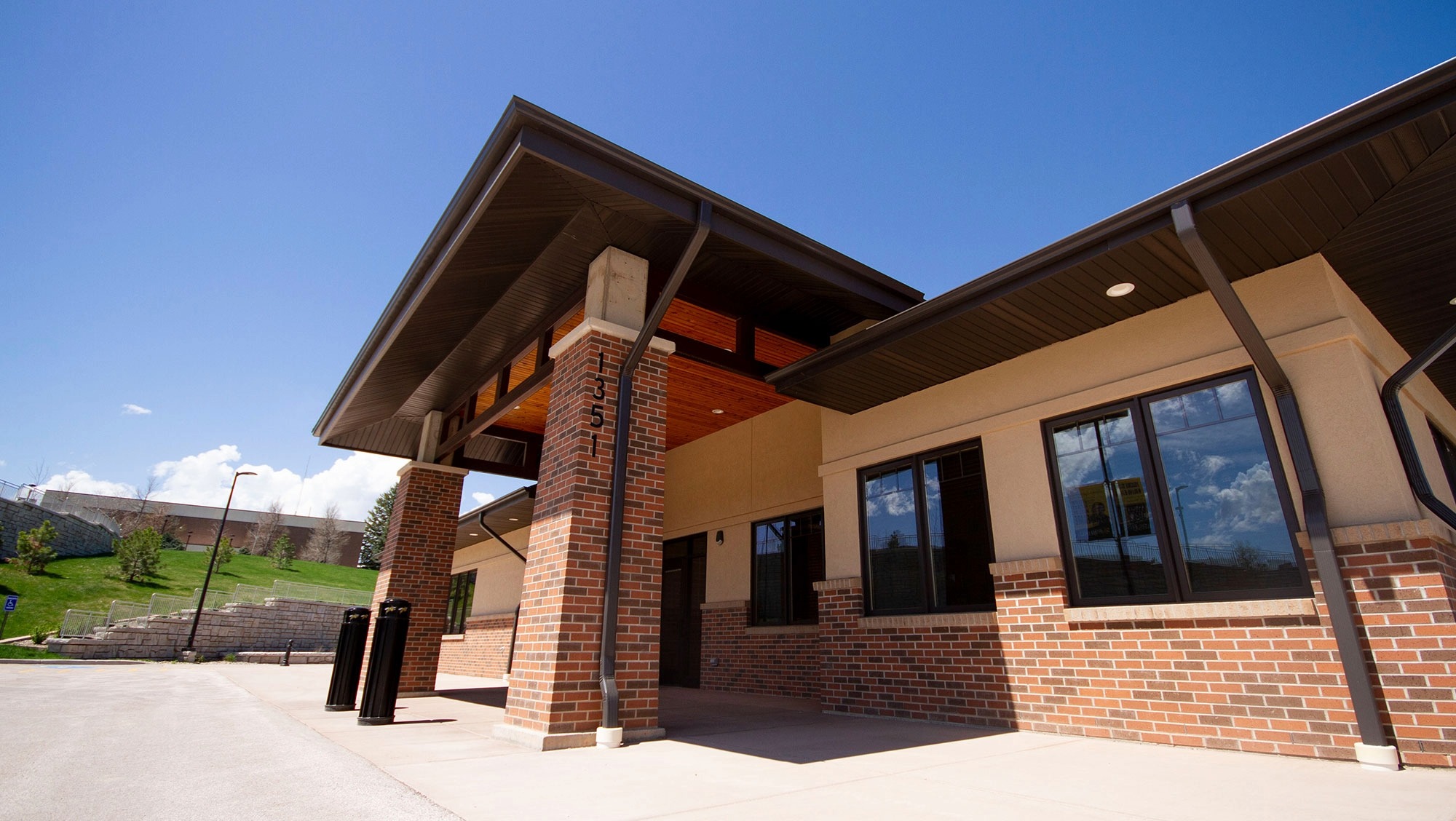 The front entrance of the Joy Center on the BHSU campus.