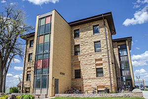 Wenona Cook Hall from the outside.